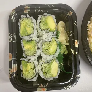 Cucumber and Avocado Roll