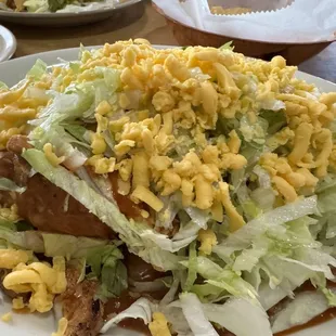 Chalupas deluxe (fajita chicken) 3.27.24 one of my favorite meals