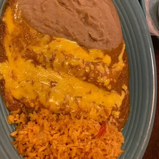 Cheese enchiladas