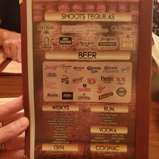 Drink Menu July 2021