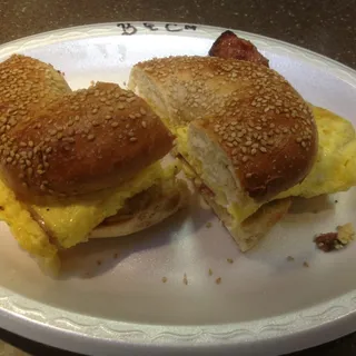 Turkey Bacon, Egg & Cheese Sandwich