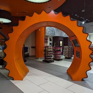 the inside of the store