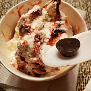 Roadrunner Raspberry:  White Chocolate Ice-cream with Raspberry swirls + Raspberry filled chocolate cups. $5.00. 9/4/2022 Sunday