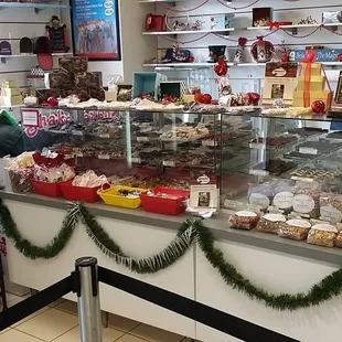 Chocolates from Waggoner (formerly Harry Londons), Ben Heegy's as well as Heggy's nuts.