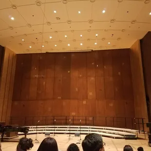 Inside the music hall