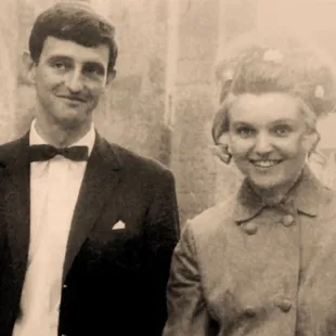 D.H. Lescombes founders Danielle &amp; Hervé Lescombes in Paris France, in about 1972