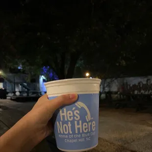 My first blue cup