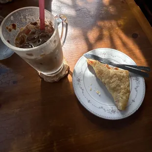 dirty chai and apple danish