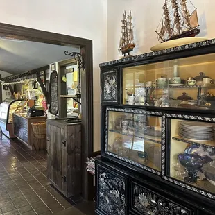 the kitchen and dining area