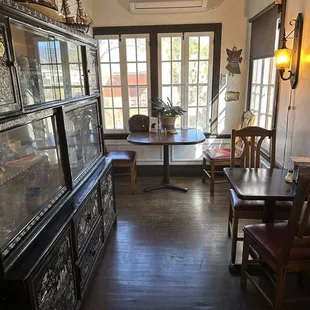 My favorite spot, the table by the window