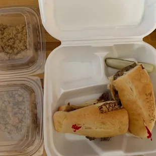 Mongolian Beef Sandwich