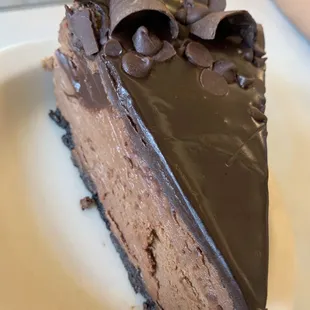 Chocolate lovers cheesecake