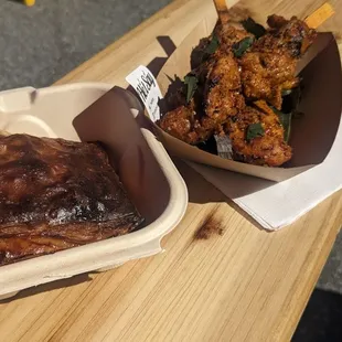 Chicken skewers &amp; chicken empanada@Tully festival 2024!!!