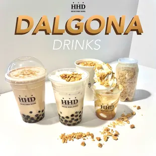 Come try our Dalgona Drink Selection!