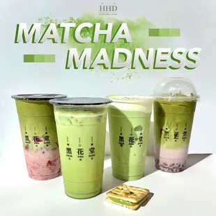 Come try our Matcha Drink Selection!