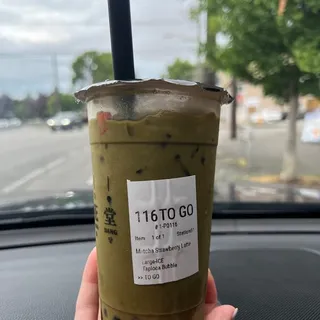 Matcha Strawberry Latte