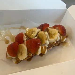 Strawberry Banana Croffle