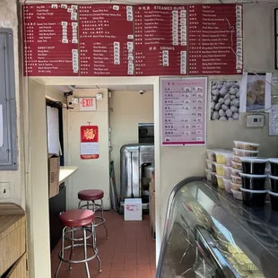 the interior of the restaurant