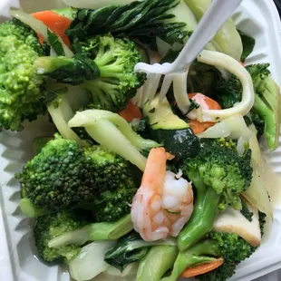 Mixed Seafood and Veggies