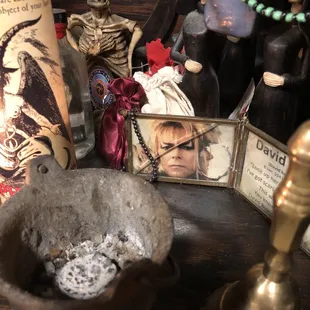 Shrine for the dearly departed.