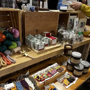 a variety of items on a table