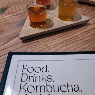 Kombucha Flight