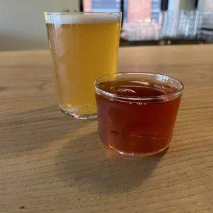 Orange wine and sour beer