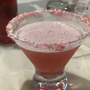 Pineapple coconut cosmopolitan