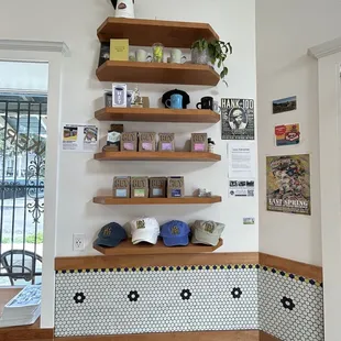 a corner of a coffee shop