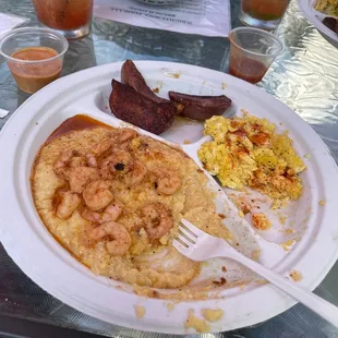 a plate of food