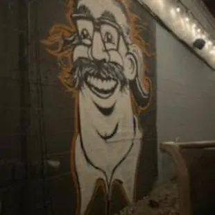 a man with a mustache