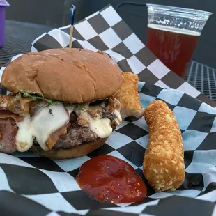 nirvana burger and tater sticks