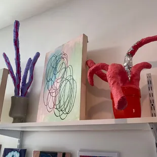 Artwork throughout the space