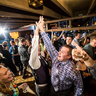 There is usually lots of high fives at our events