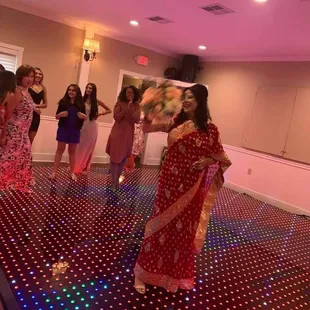 The LED dance floor was just out of this world and our guests absolutely loved it