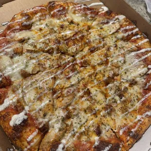 Robbie girl pizza