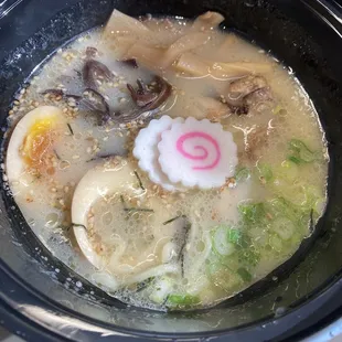 Ramen with pork belly! Delicious!