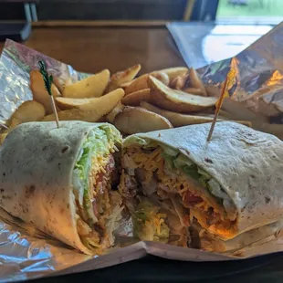 Buffalo chicken wrap