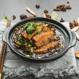 Braised Pork Belly W. Preserved Vegetable
