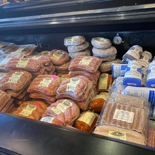 Huge meat selection.