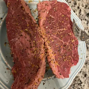 Raw sirloin