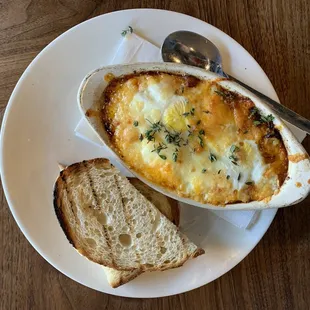 Smokey Lamb Baked Eggs