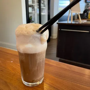 Root beer float
