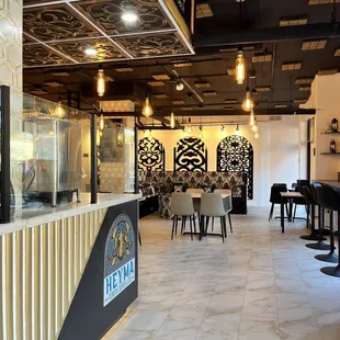 Entrance and seating