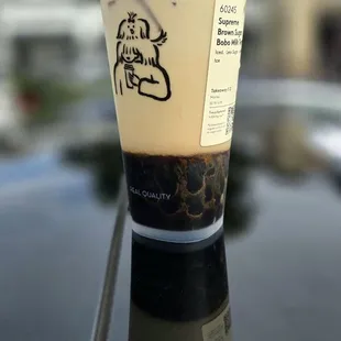 Supreme Brown Sugar Boba Milk Tea