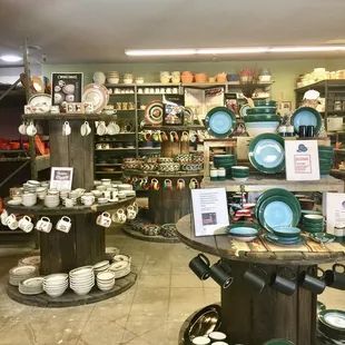 A selection of HF Coors' ceramic dishes and bowls.