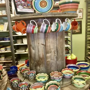 A selection of HF Coors' ceramic dishes and bowls.