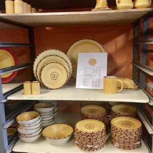 A selection of HF Coors' ceramic dishes and bowls.