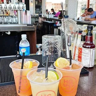 Cucumber smash, strawberry smash I love it here