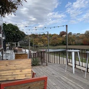 Outdoor patio area